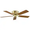 CasaFan Ventilateur Classic Flat III laiton poli 132 cm