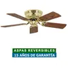 CasaFan Ventilateur Classic Flat III laiton poli 103 cm