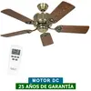Casafan - Ventilateur de plafond 510380 eco elements 103cm chêne antiq...