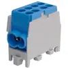 bis-electric Bornier bleu enclipsable sur rail DIN pour câble Neutre Bor-Bleu-M