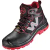 WICA Bottes de travail CANELLI noir/rouge, S3 SR ESD T46