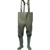 NORWAY Cuissarde taille 46 vert olive PVC sur tissu support en PES PVC sur tissu support en polyester