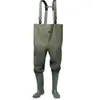 NORWAY Cuissarde taille 44 vert olive PVC sur tissu support en PES PVC sur tissu support en polyester