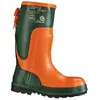 Botte de sécurité forestière Ulme Taille 45 olive/orange caoutchouc naturel sb e en iso 20345