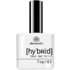 Alessandro - Top Coat Hybrid Soul Vernis à ongles 8 ml Blanc unisex