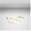 Kare Design 60715-P Grande lampe suspendue, doré, 75 x 75 x 120 cm