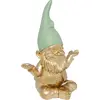 Objet décoratif - KARE - Nain doré zen 19cm - Métal - Contemporain - Design