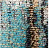 Tapis Abstract 240x170cm bleu Kare Design