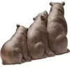 KARE Design Statuette ours sieste en polyrésine marron H20