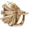Déco Poisson combattant - Kare Design - 34cm - Doré - Contemporain - Intérieur