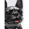 KARE Figurine déco Chien Gangster, Résine, Noir, 40 x 50 x 25 cm