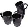 Mugs Organic noirs set de 4 Kare Design