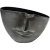 Vase nez et bouche anthracite 31cm Kare Design TU