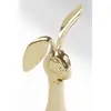 Kare Statuette lapin en aluminium doré H37