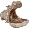 Statuette - KARE - Hippopotame - Jaune - 27 cm - Design Contemporain