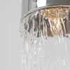 KARE Frozen suspension à 1 lampe chromée Ø 17 cm