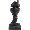 Déco visage - KARE - Noir - 31 cm - Polyrésine - Design contemporain