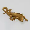 Déco murale iguane doré 31x11cm Kare Design TU