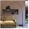 KARE Lounge Small Deal Eco lampadaire arqué, noir