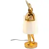 Lampe Animal Lapin dorée et beige 50cm Kare Design
