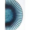 Kare Design Assiette en grès bleu et blanc D21 - Lot de 4