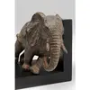Kare Design Serre-livres éléphants en polyrésine marron H42
