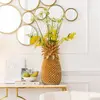 Vase Ananas doré 50cm - KARE - Vase - Jaune - Doré - Métal
