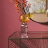 Vase Marvelous Duo jaune rose 31cm Kare Design