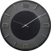 Horloge murale - KARE - Leonardo - Noir et doré - 49 cm x 5 cm x 49 cm