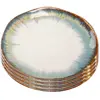 Assiettes Organic blanches 20cm set de 4 Kare Design