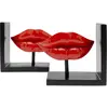 serre-livres lèvres rouges set de 2 kare design
