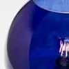 lampe sphere bleue