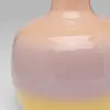 Kare Design Vase en acier dégradé rose et jaune