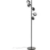 Kare Design Lampadaire 5 abat-jours en acier noir H180