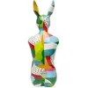 déco lapin pois 39cm