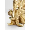 déco poisson combattant 25cm doré