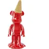 Déco ours glace rouge Kare Design