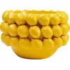 KARE Cache-pot décoratif Lemon Juice, hauteur 22 cm, Ø 34 cm, jaune