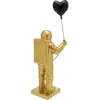 Déco astronaute doré ballon coeur noir Kare Design TU