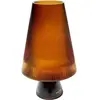 Kare Design Vase en verre ambré et brun