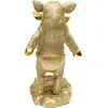 Déco cochons curieux dorés Kare Design