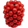 Vase fraises rouges 30cm Kare Design
