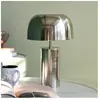 KARE Lampe à poser Loungy, chrome, acier, hauteur 38 cm