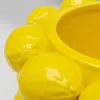 Vase citrons jaunes 19cm Kare Design TU
