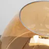Kare Design Lampadaire en verre et acier doré
