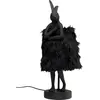 Lampe Animal lapin Fluff noir 50cm Kare Design TU