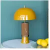 KARE Lampe à poser Josy, jaune, acier, hauteur 51 cm
