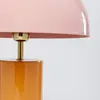 KARE Lampe à poser Josy, rose/orange, acier, hauteur 51 cm