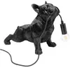 Lampe bouledogue noir Kare Design
