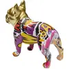 Déco bouledogue doré graffiti Kare Design
